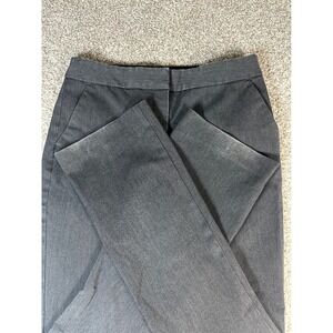 Express Columnist Barely Boot Mid Rise Gray Dress Pants Trousers 2R